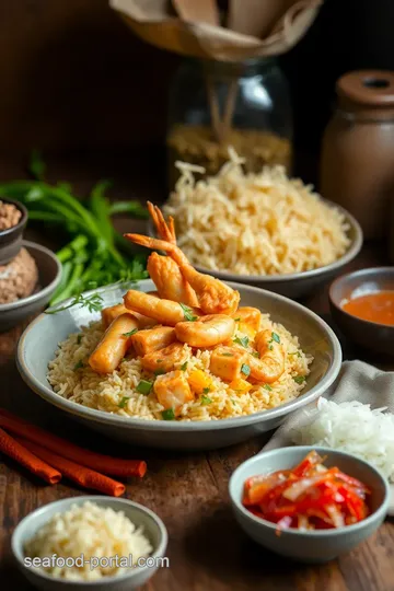 Stir-Fried King Prawn Biryani Delight ingredients