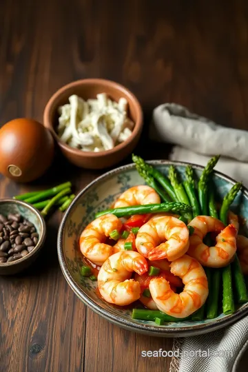 Stir-Fried Shrimp with Asparagus Delight ingredients