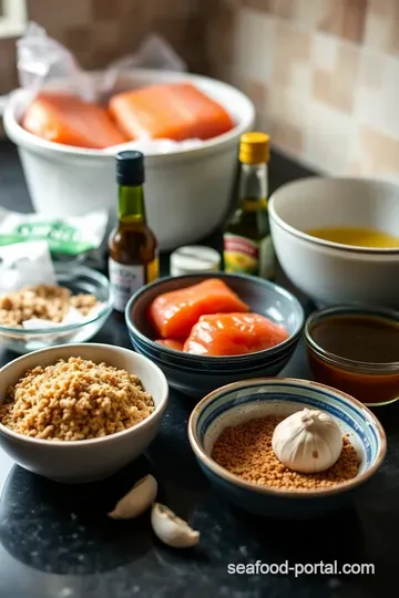 Sweet and Savory Brown Sugar Dijon Salmon ingredients