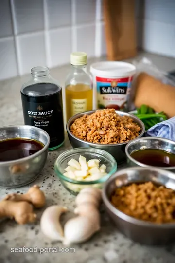 Sweet and Savory Brown Sugar Soy Sauce Salmon ingredients