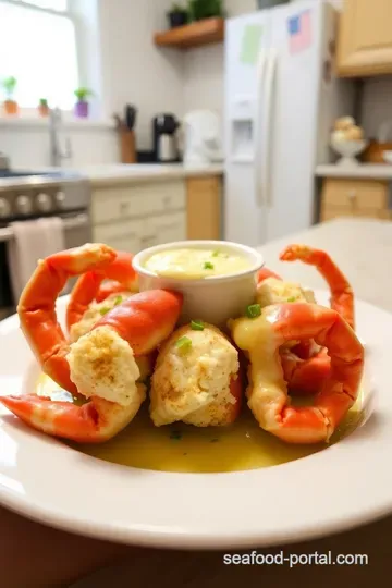 Sweet & Tender Crab Legs with Garlic Butter Dipping Sauce steps