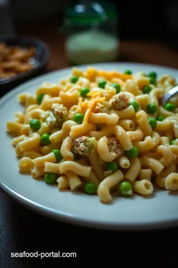 Tuna Noodle Casserole Easy presentation