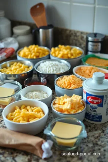 Ultimate Comfort: Baked Mac and Cheese ingredients