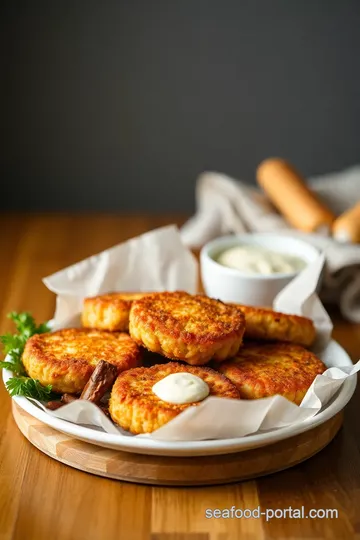 Fried Crab Cakes - Deliciously Crispy Treats presentation