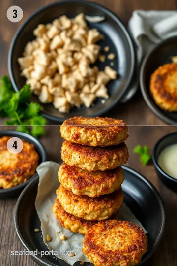 Fried Crab Cakes - Deliciously Crispy Treats steps