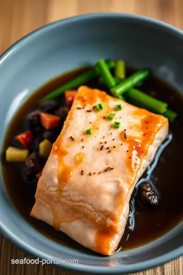 Umami-Loaded Miso Glazed Salmon presentation