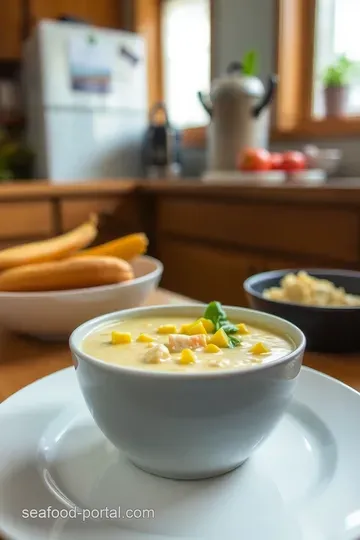 Velvety Corn and Crab Bisque steps