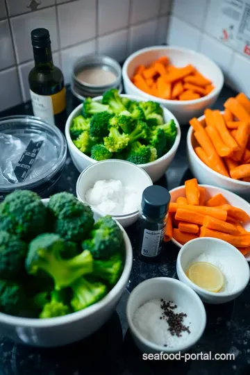 Vibrant Steamed Broccoli and Carrots ingredients