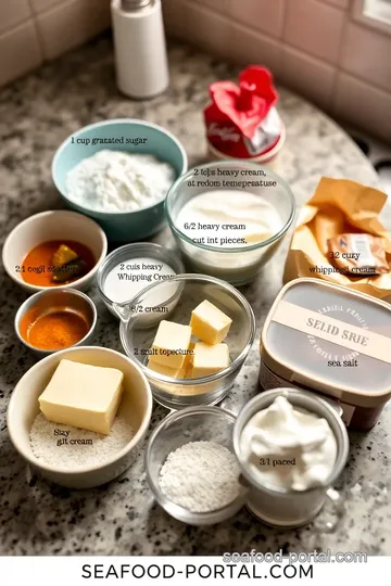 Sea Salt Caramel Cream ingredients