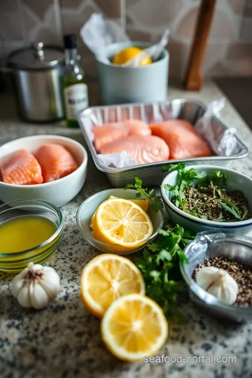 Zesty Lemon Herb Grilled Salmon ingredients