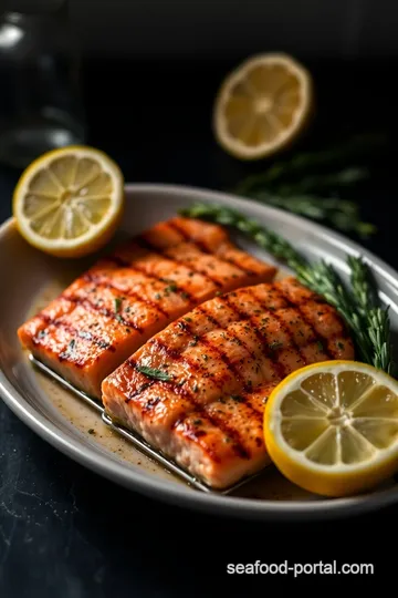 Zesty Lemon Herb Grilled Salmon presentation