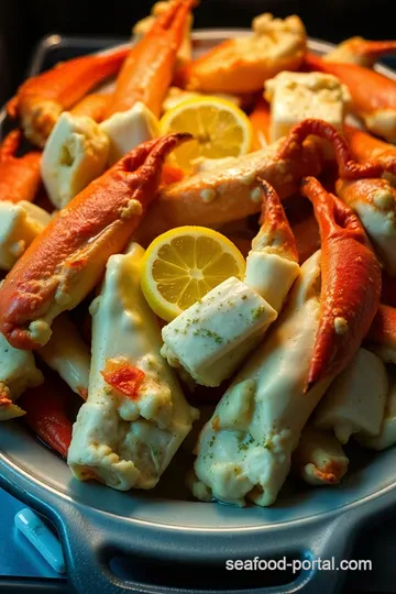 Zesty Oven-Roasted Crab Legs: A Coastal Delight presentation