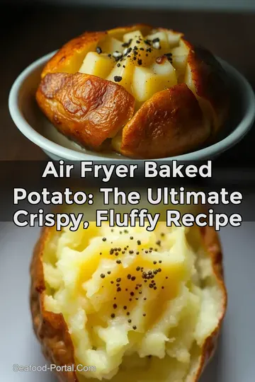 Air Fryer Baked Potato: The Ultimate Crispy Fluffy Recipe : PIN FOR LATER Air Fryer Baked Potato: The Ultimate Crispy Fluffy Recipe