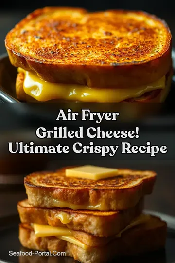 Air Fryer Grilled Cheese! Ultimate Crispy Recipe : PIN FOR LATER Air Fryer Grilled Cheese! Ultimate Crispy Recipe