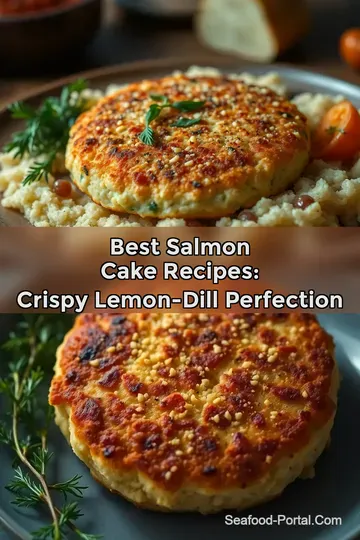 Best Salmon Cake Recipes: Crispy Lemon-Dill Perfection : PIN FOR LATER Best Salmon Cake Recipes: Crispy Lemon-Dill Perfection
