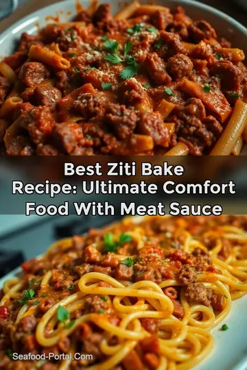 Best Ziti Bake Recipe: Ultimate Comfort Food with Meat Sauce : PIN FOR LATER Best Ziti Bake Recipe: Ultimate Comfort Food with Meat Sauce