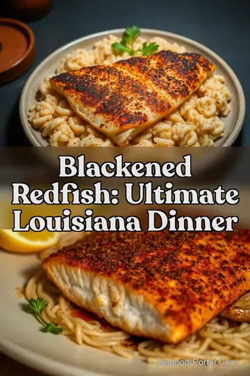 Blackened Redfish: Ultimate Louisiana Dinner : PIN FOR LATER Blackened Redfish: Ultimate Louisiana Dinner