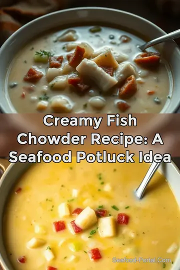 Creamy Fish Chowder Recipe: A Seafood Potluck Idea : PIN FOR LATER Creamy Fish Chowder Recipe: A Seafood Potluck Idea