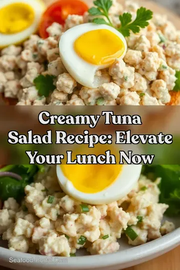 Creamy Tuna Salad Recipe: Elevate Your Lunch Now : PIN FOR LATER Creamy Tuna Salad Recipe: Elevate Your Lunch Now