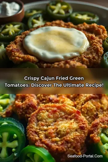 Crispy Cajun Fried Green Tomatoes: Discover the Ultimate Recipe! : PIN FOR LATER Crispy Cajun Fried Green Tomatoes: Discover the Ultimate Recipe!