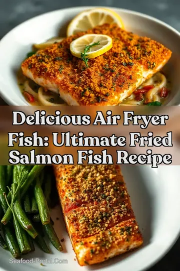 Delicious Air Fryer Fish: Ultimate Fried Salmon Fish Recipe : PIN FOR LATER Delicious Air Fryer Fish: Ultimate Fried Salmon Fish Recipe
