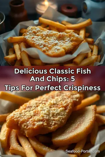 Delicious Classic Fish And Chips: 5 Tips for Perfect Crispiness : PIN FOR LATER Delicious Classic Fish And Chips: 5 Tips for Perfect Crispiness