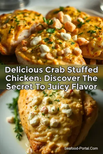 Delicious Crab Stuffed Chicken: Discover the Secret to Juicy Flavor : PIN FOR LATER Delicious Crab Stuffed Chicken: Discover the Secret to Juicy Flavor