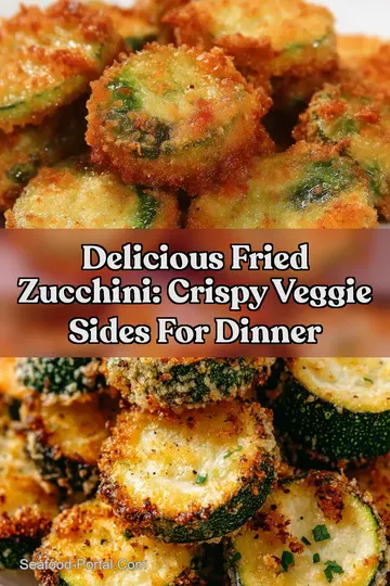 Delicious Fried Zucchini: Crispy Veggie Sides For Dinner : PIN FOR LATER Delicious Fried Zucchini: Crispy Veggie Sides For Dinner