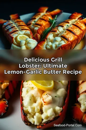Delicious Grill Lobster: Ultimate Lemon-Garlic Butter Recipe : PIN FOR LATER Delicious Grill Lobster: Ultimate Lemon-Garlic Butter Recipe