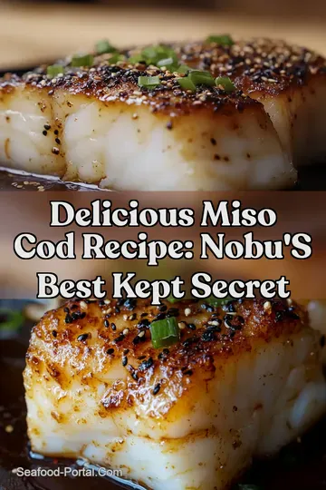 Delicious Miso Cod Recipe: Nobu' s Best Kept Secret : PIN FOR LATER Delicious Miso Cod Recipe: Nobu' s Best Kept Secret