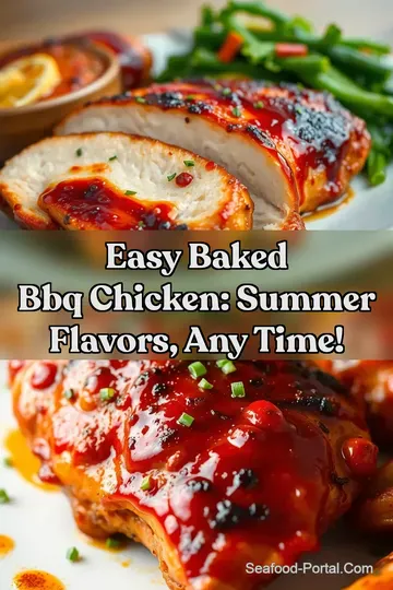 Easy Baked BBQ Chicken: Summer Flavors Any Time! : PIN FOR LATER Easy Baked BBQ Chicken: Summer Flavors Any Time!