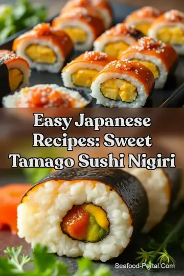 Easy Japanese Recipes: Sweet Tamago Sushi Nigiri : PIN FOR LATER Easy Japanese Recipes: Sweet Tamago Sushi Nigiri