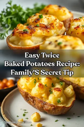 Easy Twice Baked Potatoes Recipe: Family' s Secret Tip : PIN FOR LATER Easy Twice Baked Potatoes Recipe: Family' s Secret Tip