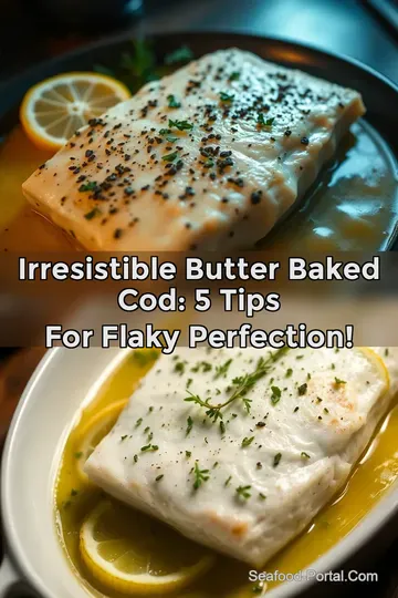 Irresistible Butter Baked Cod: 5 Tips for Flaky Perfection! : PIN FOR LATER Irresistible Butter Baked Cod: 5 Tips for Flaky Perfection!