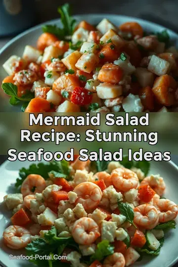 Mermaid Salad Recipe: Stunning Seafood Salad Ideas : PIN FOR LATER Mermaid Salad Recipe: Stunning Seafood Salad Ideas
