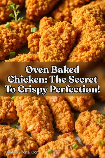 Oven Baked Chicken: The Secret To Crispy Perfection! : PIN FOR LATER Oven Baked Chicken: The Secret To Crispy Perfection!