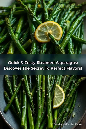 Quick & Zesty Steamed Asparagus: Discover the Secret to Perfect Flavors! : PIN FOR LATER Quick & Zesty Steamed Asparagus: Discover the Secret to Perfect Flavors!