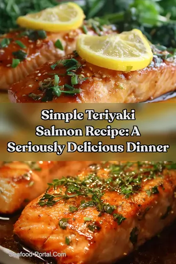 Simple Teriyaki Salmon Recipe: A Seriously Delicious Dinner : PIN FOR LATER Simple Teriyaki Salmon Recipe: A Seriously Delicious Dinner