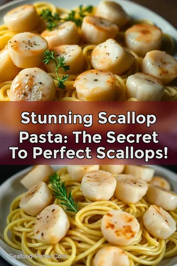 Stunning Scallop Pasta: The Secret to Perfect Scallops! : PIN FOR LATER Stunning Scallop Pasta: The Secret to Perfect Scallops!