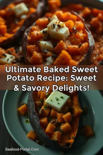 Ultimate Baked Sweet Potato Recipe: Sweet & Savory Delights! : PIN FOR LATER Ultimate Baked Sweet Potato Recipe: Sweet & Savory Delights!