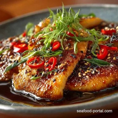 Sticky Sweet and Spicy Tilapia 25Minute Weeknight Cracker Recipe Card