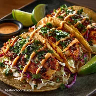 5Minute Spicy Aioli Sauce Creamy Sriracha Aioli for Fish Tacos Recipe Card