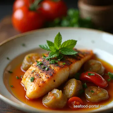 Acqua Pazza Italian Fish in Crazy Water Recipe Card