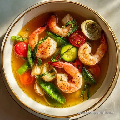 Easy AIP Seafood Soup with Shrimp for Healing and Wellness: Creamy, Ready in 30 Min Recipe Card