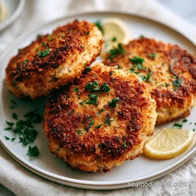 Crispy Air Fried Tuna Burgers