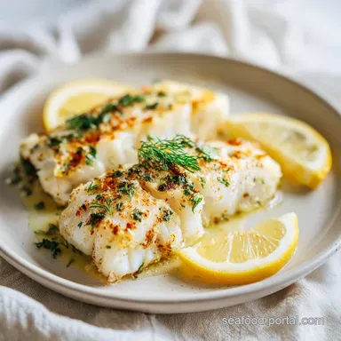 Air Fryer Cod Recipe with Lemon: Flaky Fish in 17 Minutes Recipe Card