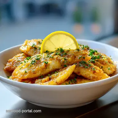 Air Fryer Flounder Recipe with Lemon in 18 Mins