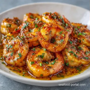 Air Fryer Garlic Shrimp in 15 Minutes Recipe Card
