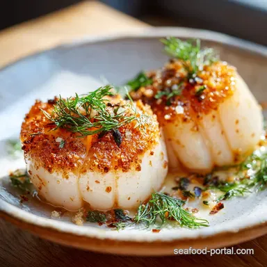 Quick Air Fryer Scallop Recipe for Easy Dinner Recipe Card