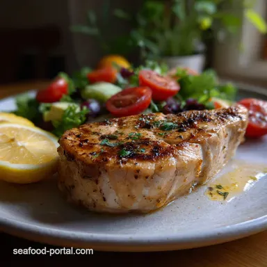 Air Fryer Swordfish Steak: Juicy & Quick Dinner